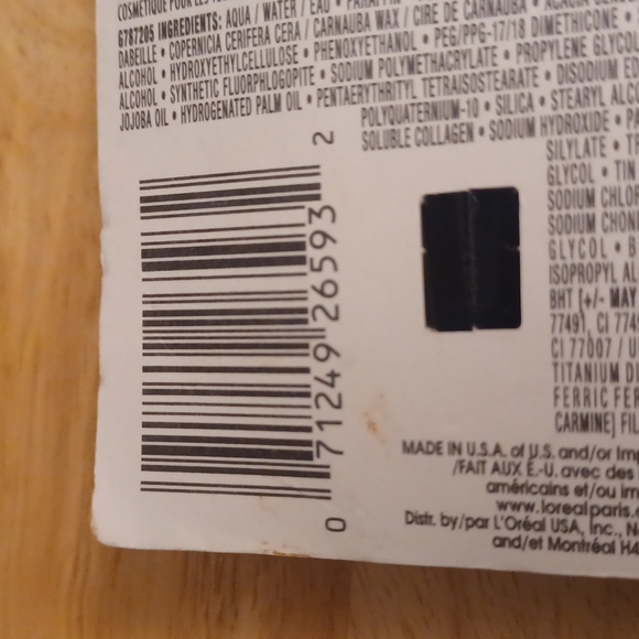 L'Oreal Voluminous Butterfly Midnight Black Mascara Brand New #872 MidnightBlack - Picture 3 of 3